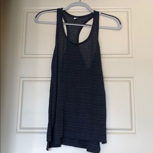 Stripped light weight work out top